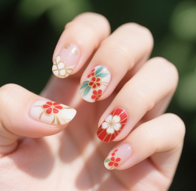 Floral Gradient Nail Art Kit Stornfield
