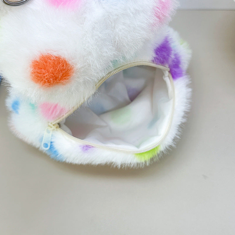 Plush bag with playful cat design Stornfield