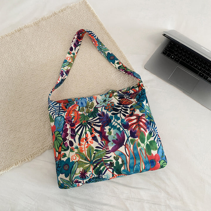 WoFloral Print Hobo Handbag Stornfield