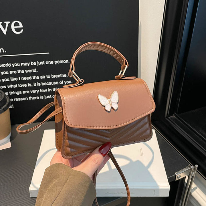 Butterfly-Embellished Handbag