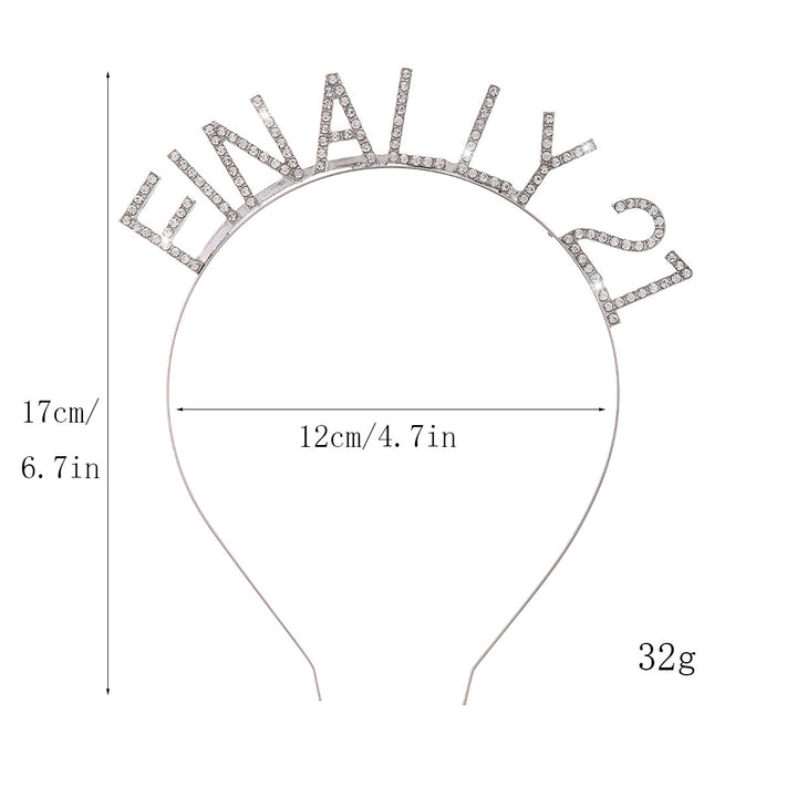 Women's Glittering Hairband with Inscription Stornfield