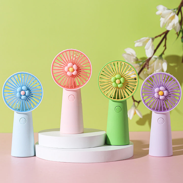 Unisex Portable Hand Fan with Colorful Design Stornfield