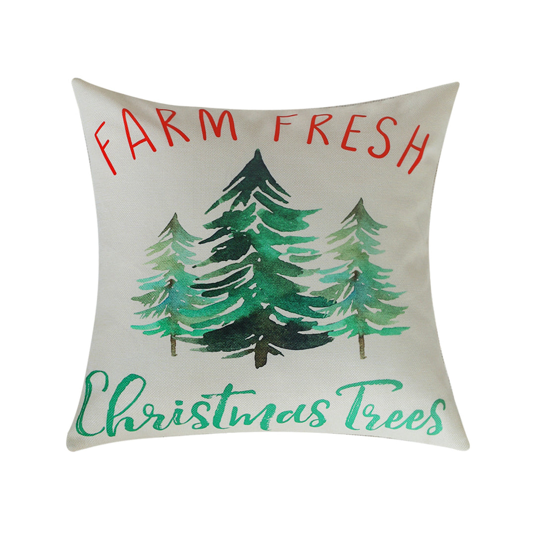 Decorative cushions with festive motif