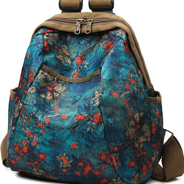 Floral Patterned Lightweight Backpack Stornfield