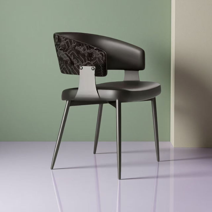 Contemporary Floral Accent Dining Chair Stornfield