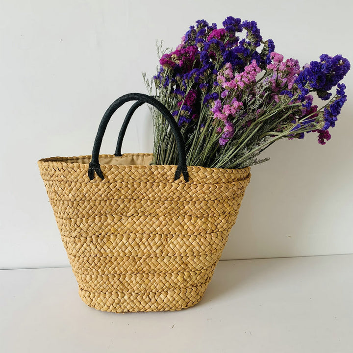 Handmade straw market bag Stornfield