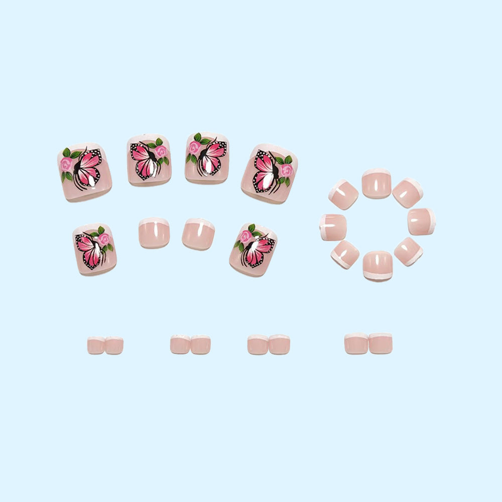 Nail art in creative butterfly design Stornfield