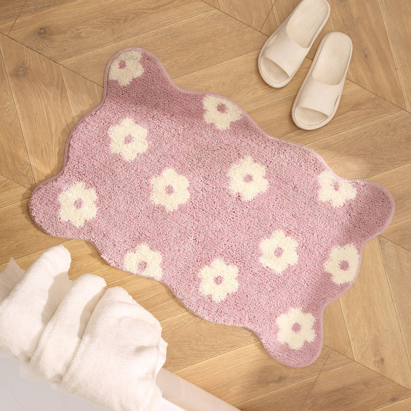 Plush Textured Bath Mat