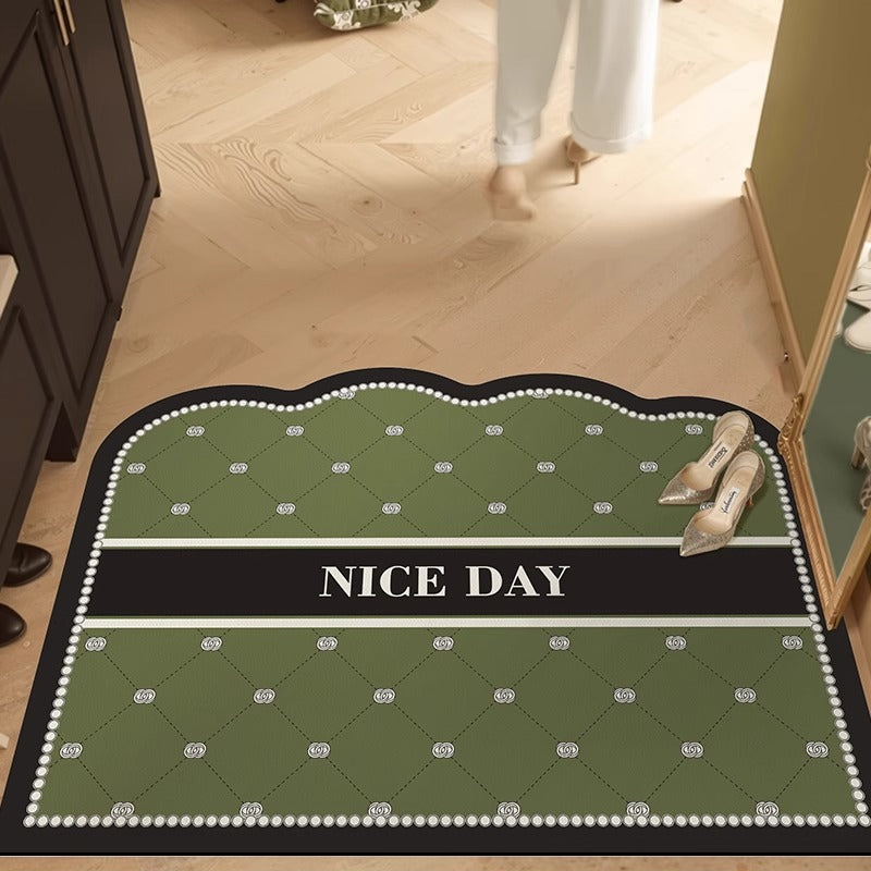 Elegant Botanical Design Comfort Mat for Home