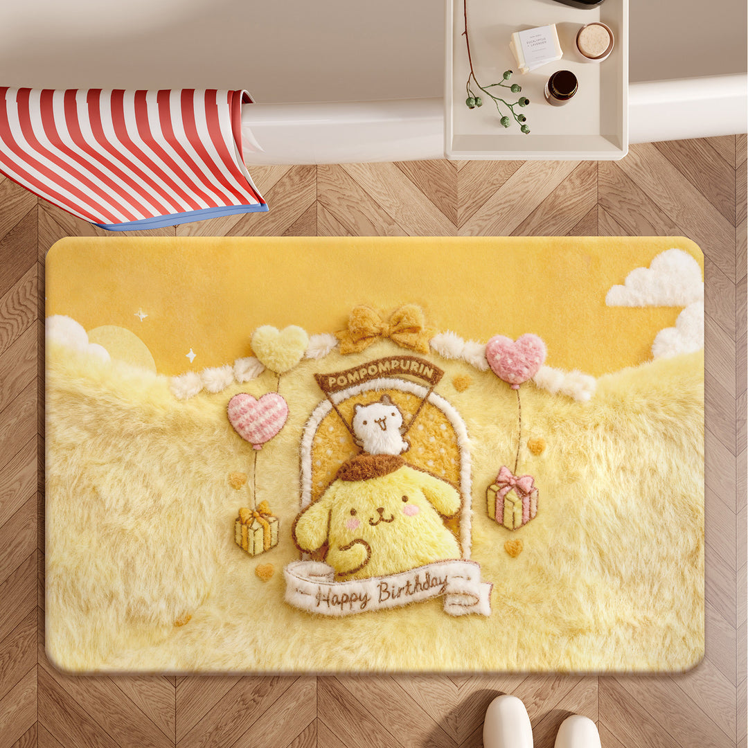 Cute Themed Plush Bath Mat