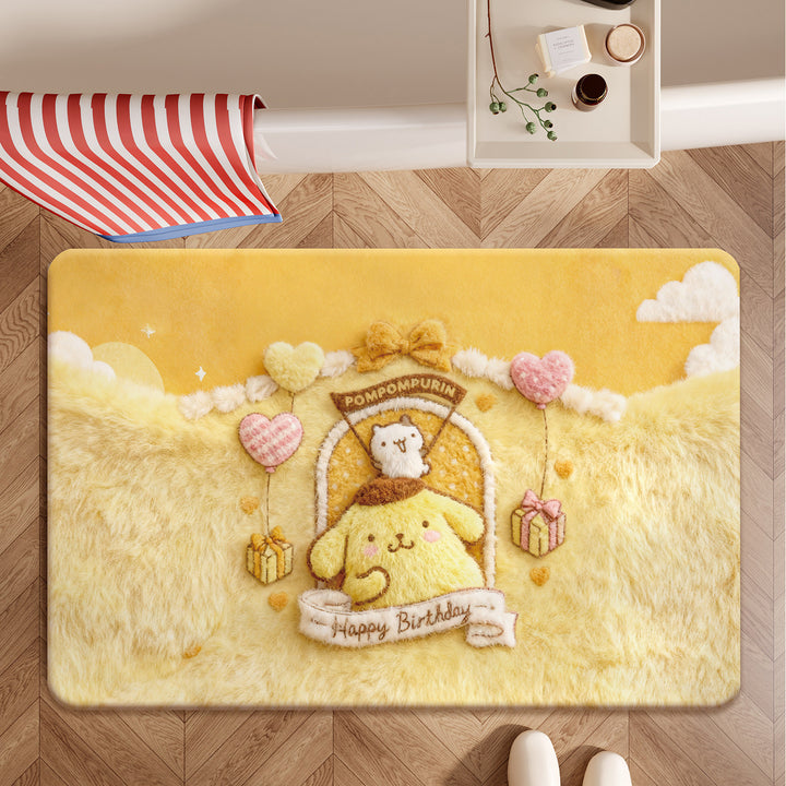 Cute Themed Plush Bath Mat