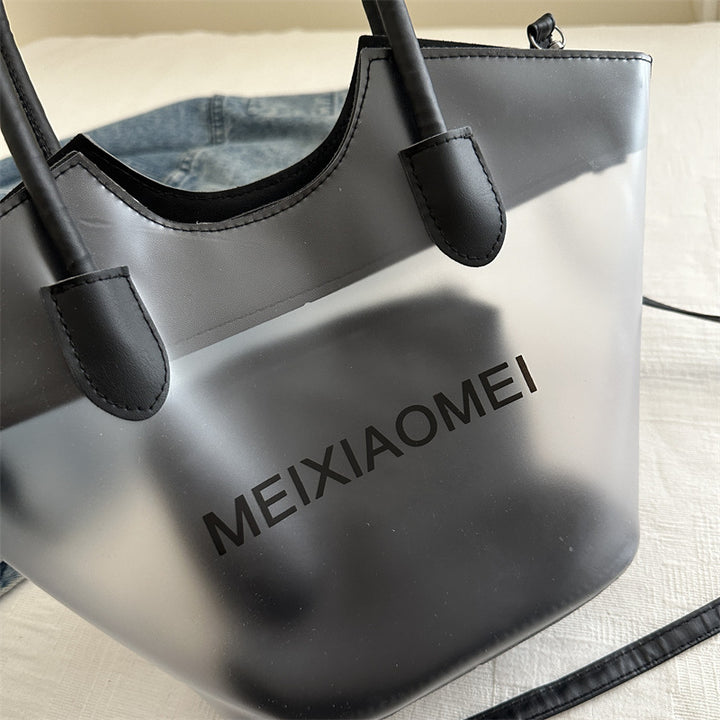 Transparent Tote Handbag