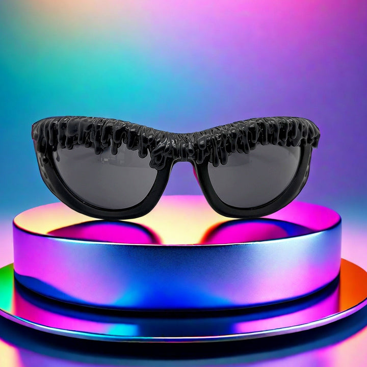 Women's trendy sunglasses with creative liquid frame Stornfield