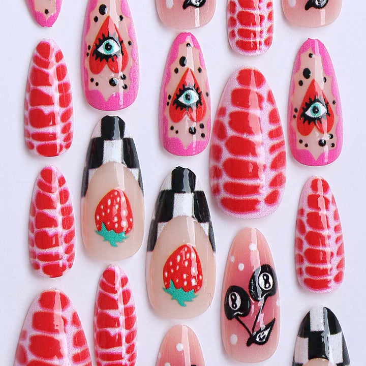 Creative Nail Art with Fruity Motifs and Eye-Catching Designs Stornfield