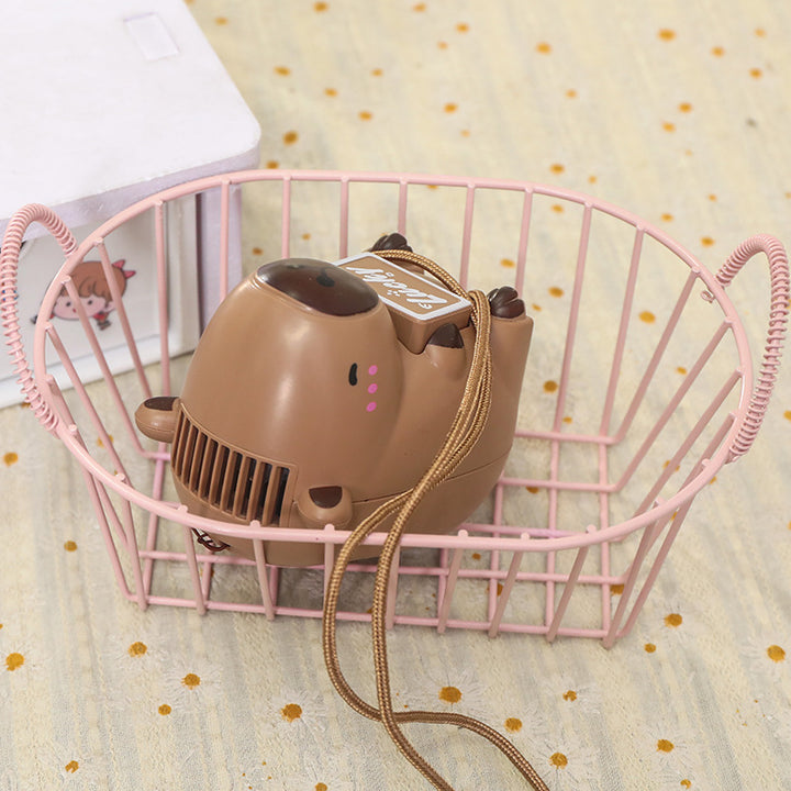 Ladies handheld fan in cute animal design Stornfield
