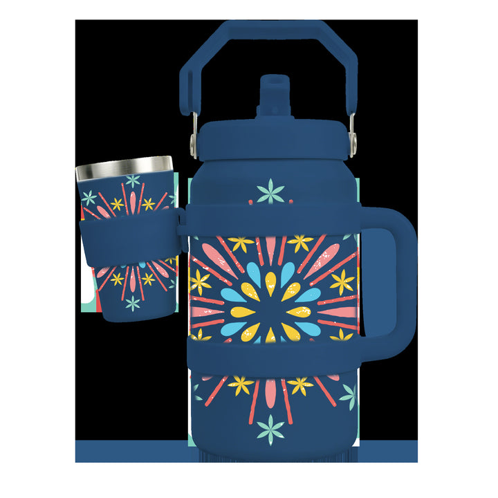 Ladies Insulated Drinking Bottle with Practical Carry Handle Stornfield