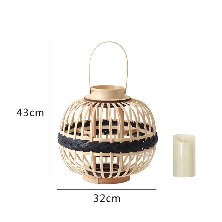 Decorative Rattan Lantern Stornfield