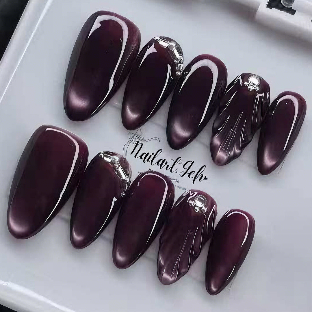 Glamorous High Gloss Artificial Nails Stornfield