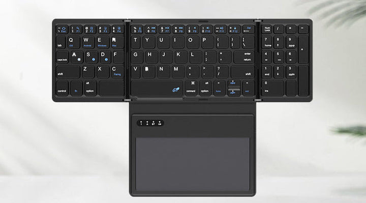 Ultra-Slim Portable Bluetooth Keyboard with Touchpad Stornfield