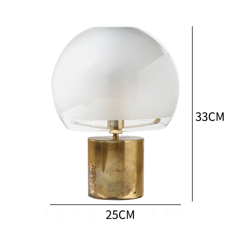 Modern Elegant Table Lamp with Gold Base