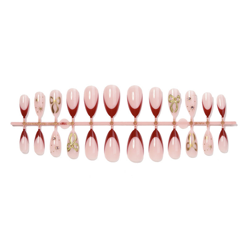 Elegant Artistic Press-On Nail Collection Stornfield