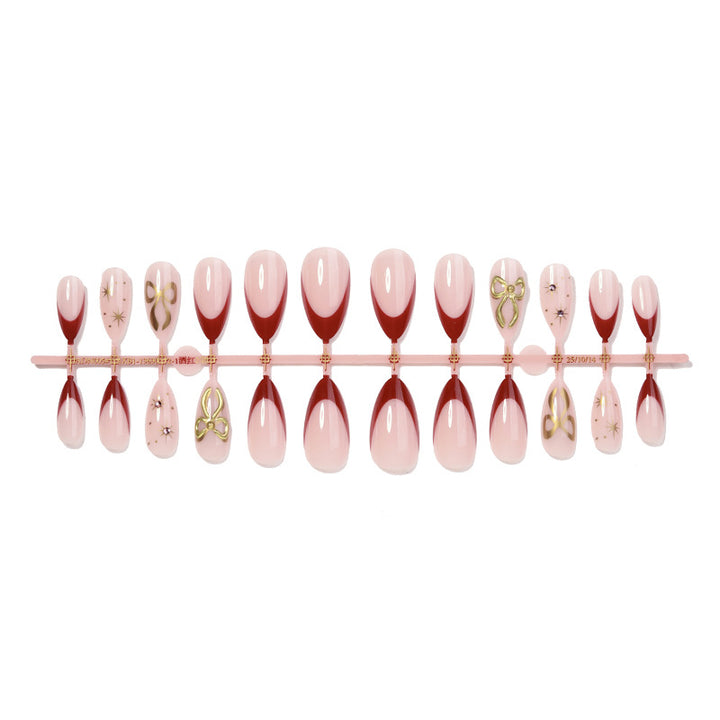 Elegant Artistic Press-On Nail Collection Stornfield