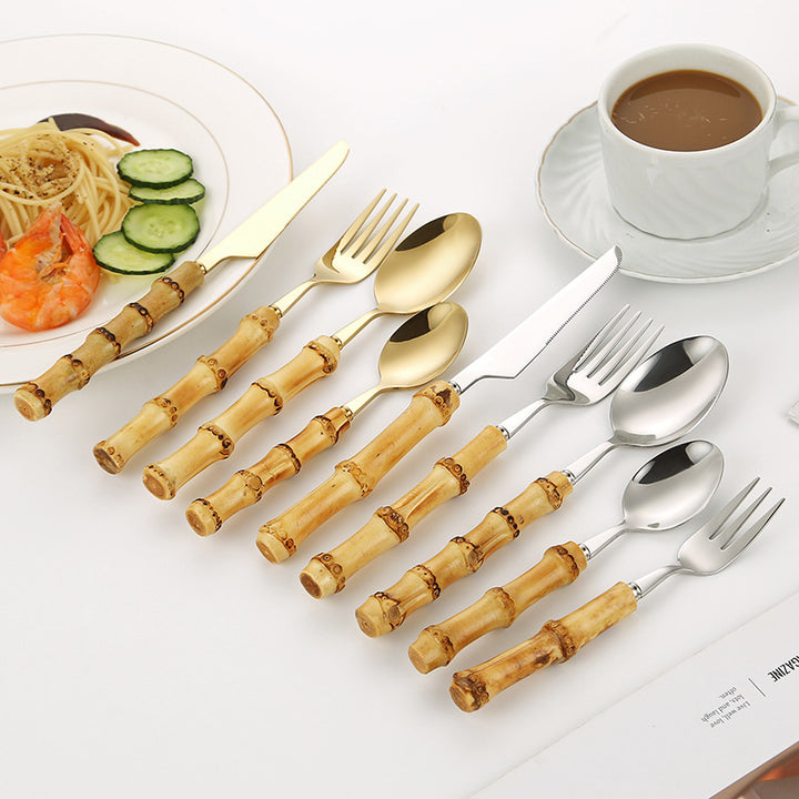 Bamboo Handle Salad Fork Stornfield
