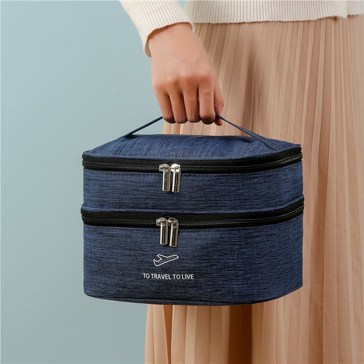 Dual-Layer Travel Cosmetic Organizer Stornfield