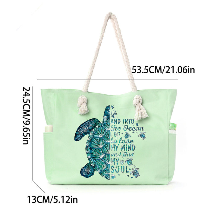 Beach bag with practical side pockets and robust design Stornfield