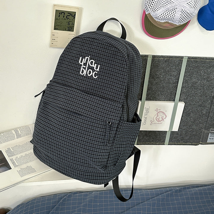 Stylish Checked Design Backpack Stornfield
