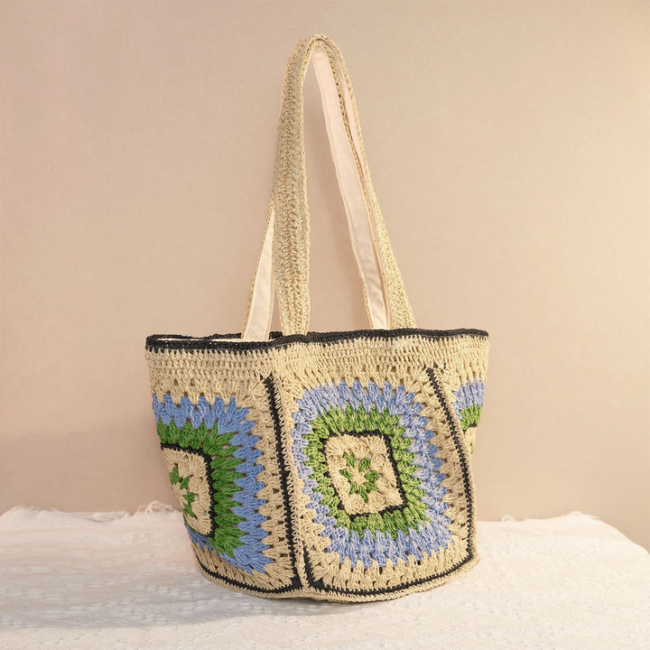 Shoulder bag with unique granny square design Stornfield