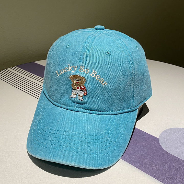 Unisex Casual Embroidered Bear Cap Stornfield