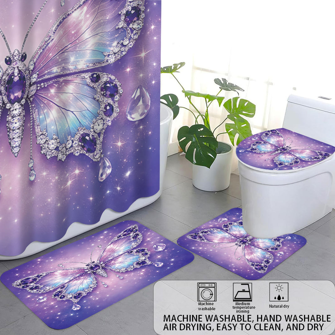 Bunny-Themed Digital Bathroom Decor Set Stornfield