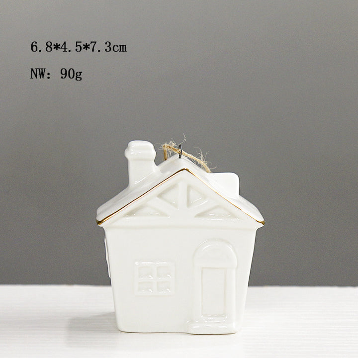 Decorative House-Shaped Ceramic Stornfeild