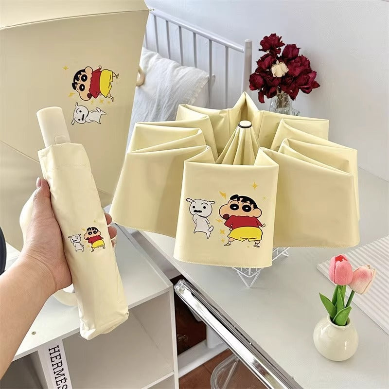 Women's folding umbrella with creative character design Stornfield