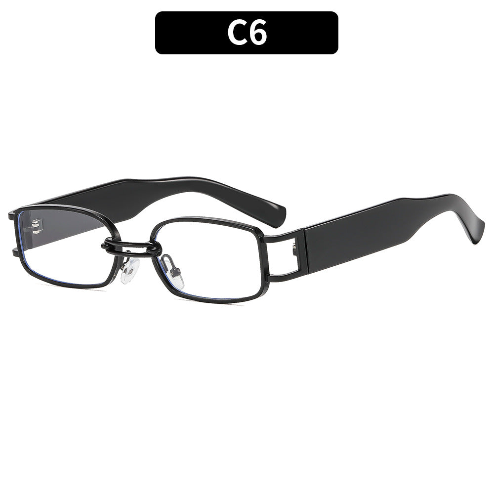 Stylish Rectangular Frame Glasses