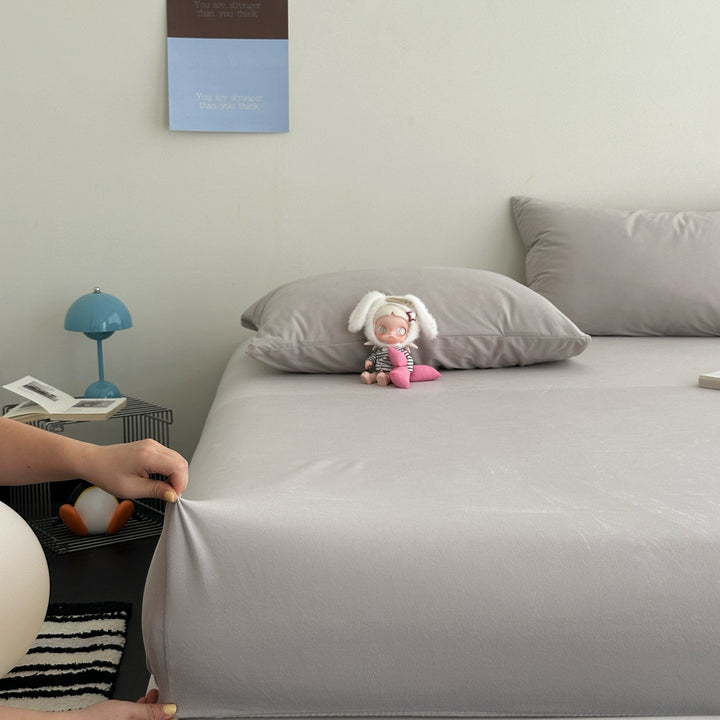 Luxury Bamboo Fiber Bed Sheet Set