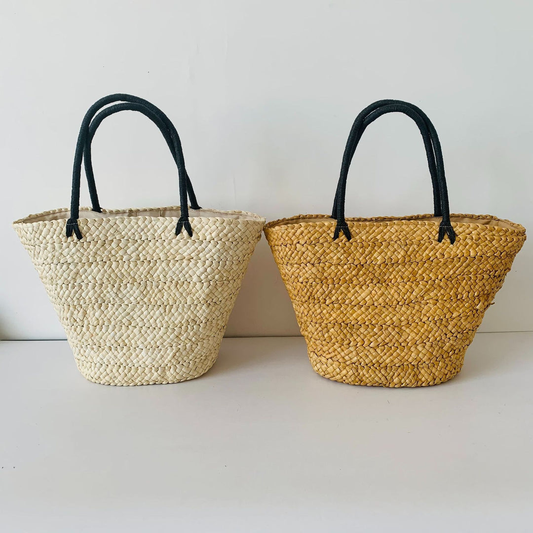 Handmade straw market bag Stornfield