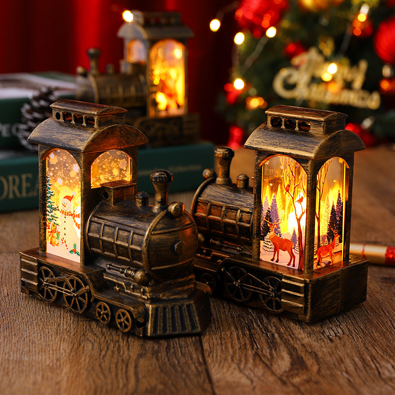 Nostalgic Christmas Train Lantern Stornfield