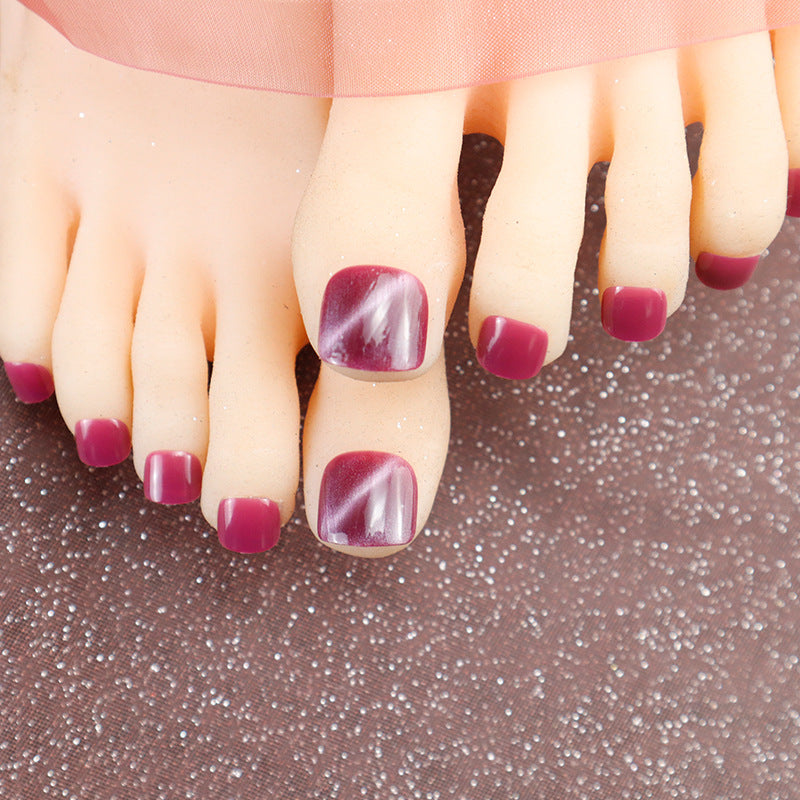 Premium Gel Press-On Toenail Set Stornfield