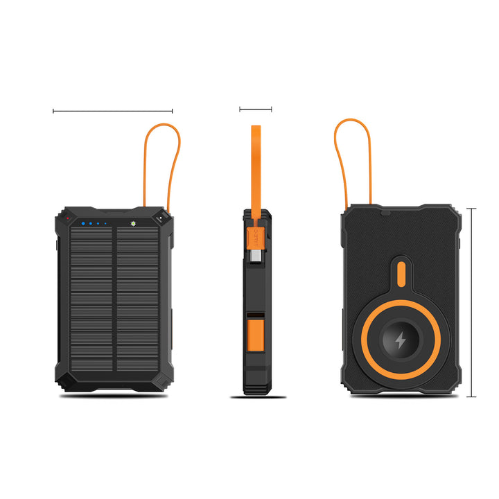 Solar-powered power bank with wireless charger Stornfield