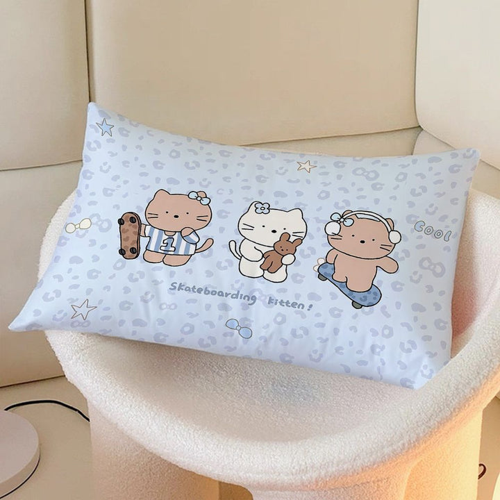 Cartoon-Themed Cozy Throw Pillow