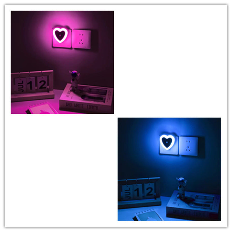 LED Heart-Shaped Night Light