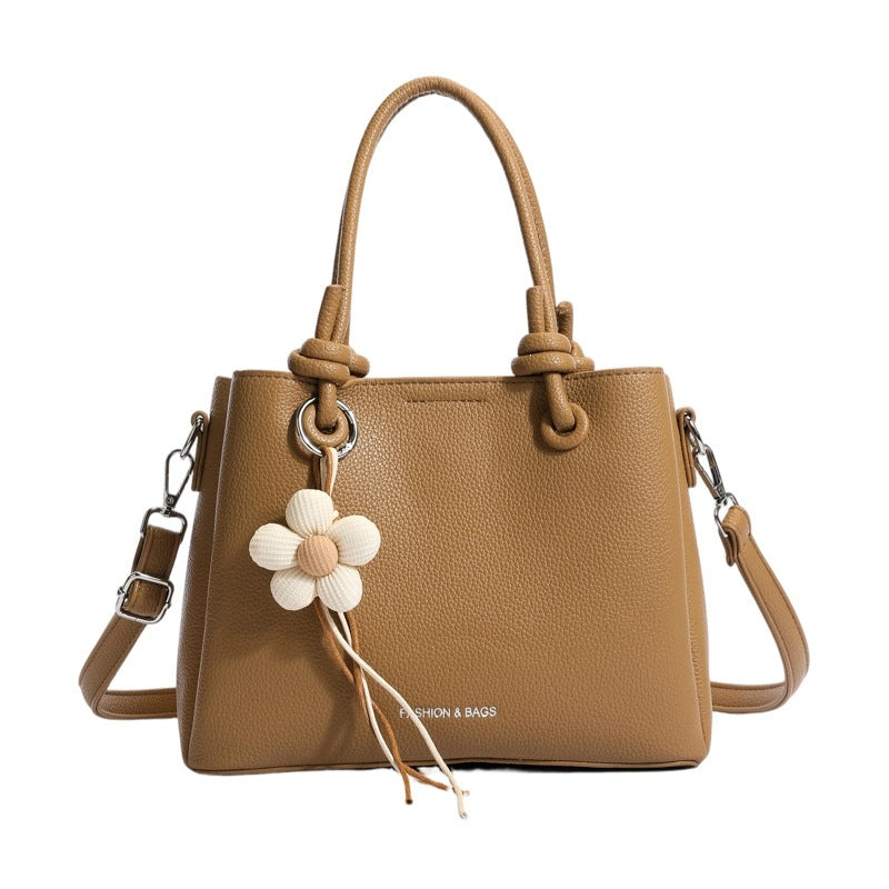 Textured Mini Handheld Tote Bag