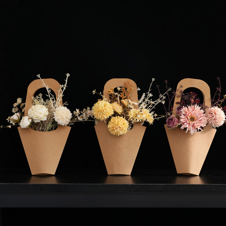Dried Floral Arrangement in Eco-Friendly Packaging