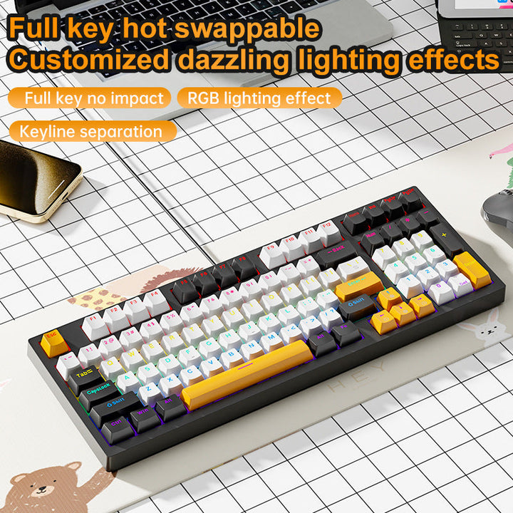 RGB Mechanical Gaming Keyboard with Hot-Swap Switches Stornfield