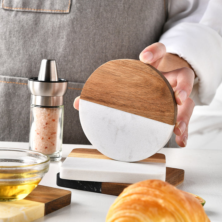 High-quality serving board made of wood and concrete Stornfield