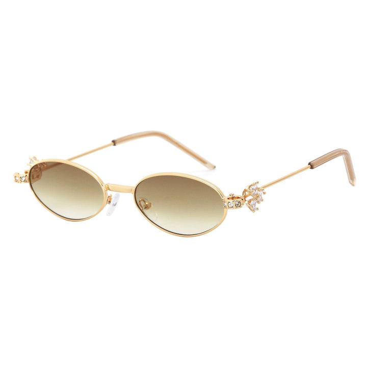 Women's Designer Sunglasses with elegant, mirrored frame and stylish embellishments Stornfield