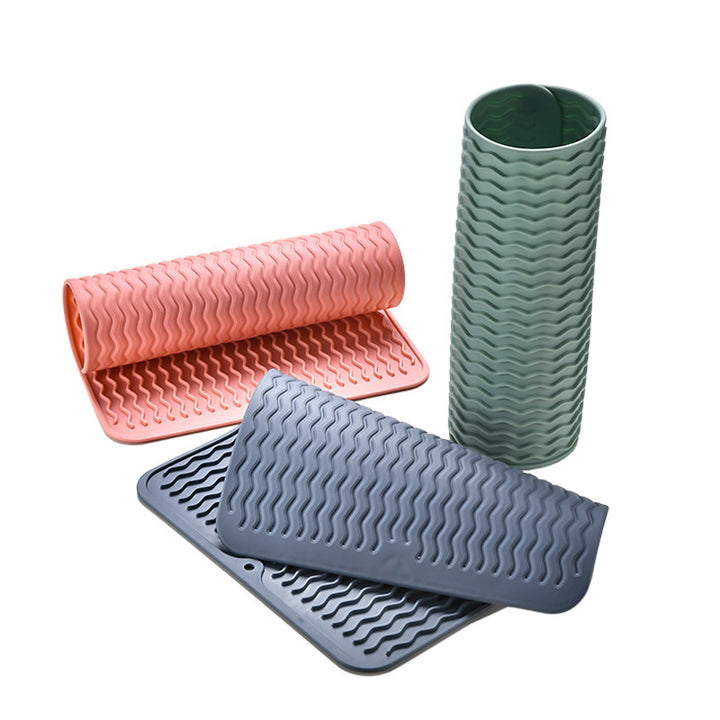 Silicone draining mat with wave structure Stornfield