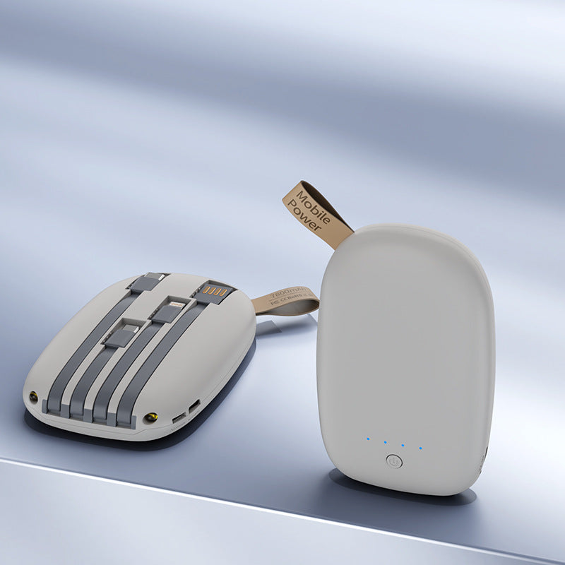 Portable power bank with integrated multifunction charging cable Stornfield